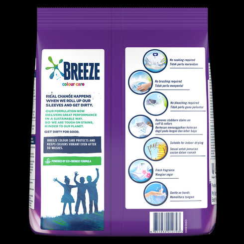 Breeze Laundry Powder Detergent Colour Care 2.1kg